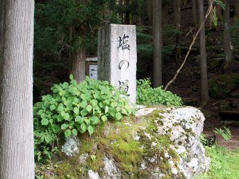 青崩峠手前の駐車場付近