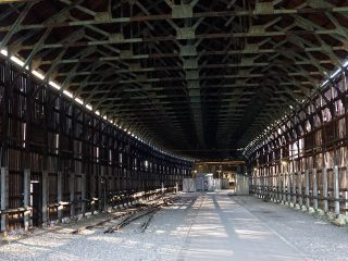 峠駅（スイッチバック線跡）