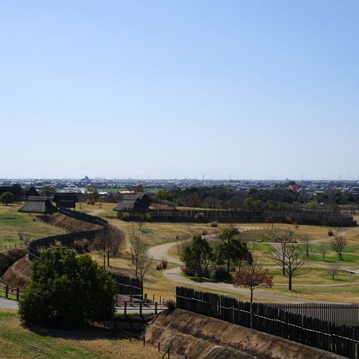 吉野ヶ里歴史公園からの街並み