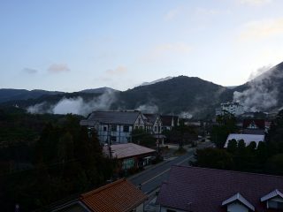 朝、雲仙温泉