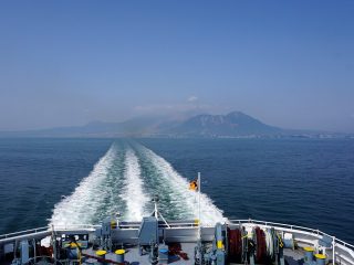 海上からの島原半島