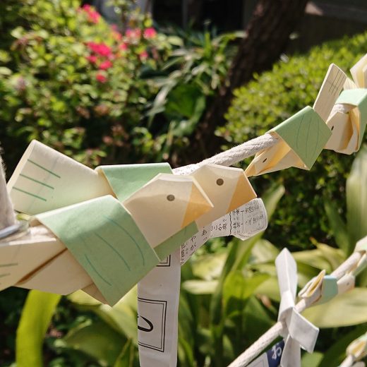 鳩森八幡神社（鳩みくじ）