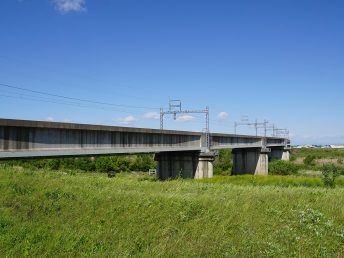 牧田川橋梁（鳥江駅）