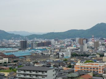 道の駅からの三原市内