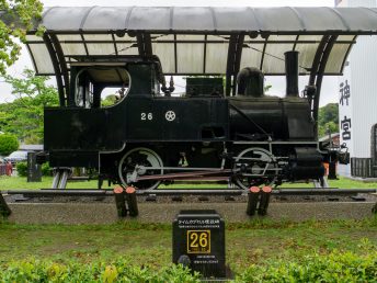 宇佐参宮線の蒸気機関車