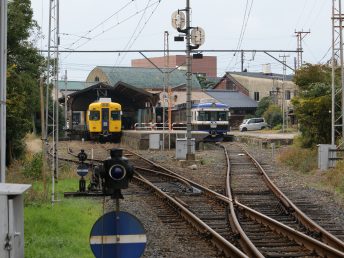 出雲大社前駅（2008年11月）