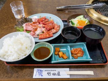 但馬牛の焼肉ランチ