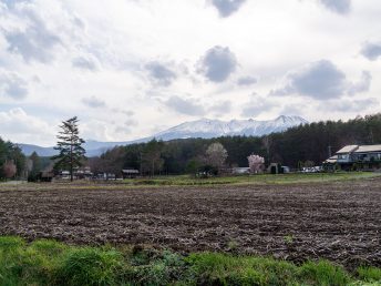 のどかな高原の風景（開田高原）