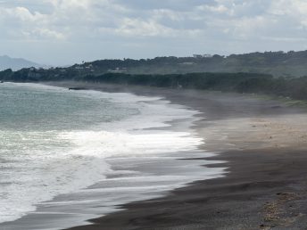 陽に染まる砂浜（土佐東街道）