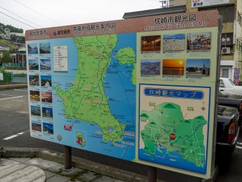 南薩地域観光案内図（指宿駅）