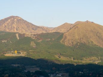 南阿蘇駐車場からの阿蘇山