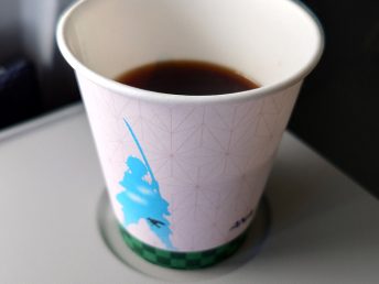 機内でもコーヒー
