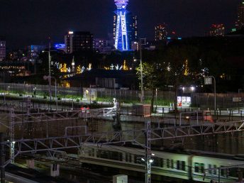 阿倍野橋からの通天閣