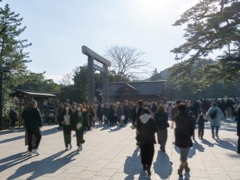 宇治橋鳥居（伊勢神宮内宮）