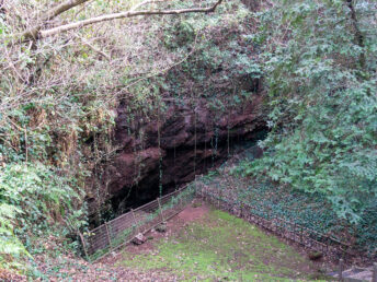 火口跡（笠山山頂）