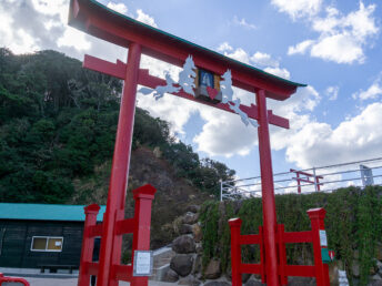 お賽銭箱？（元乃隅神社）