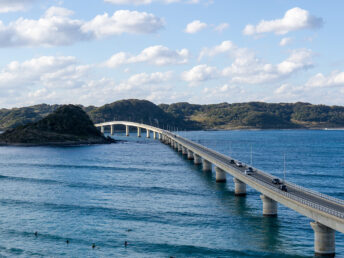 展望台から（角島大橋）