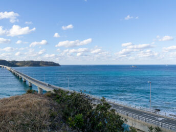 展望台から（角島大橋）