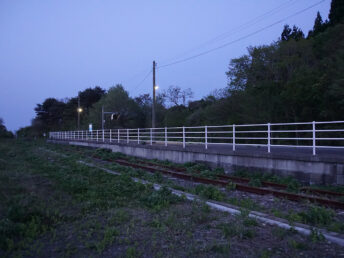 プラットホーム（三厩駅）