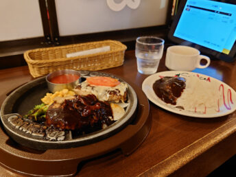 夕食（宮古市内）