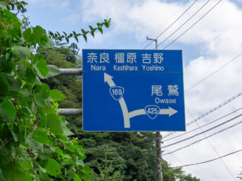 国道169号線（池原交差点付近）