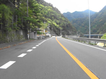 国道169号線（川上村下多古付近）