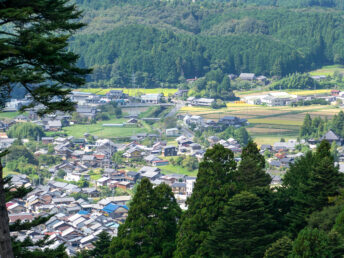 城跡からの眺め（岩村城跡）