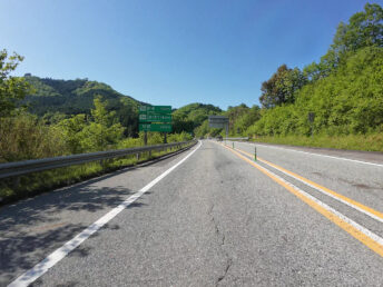 和田山町安井付近（播但連絡道路）