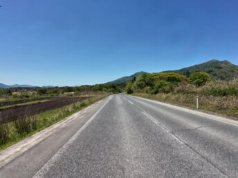 蒜山上長田付近（県道422号線）