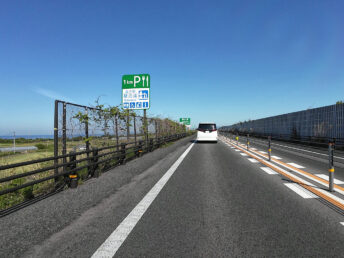 琴浦船上山IC付近（山陰自動車道）