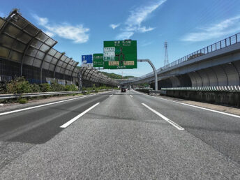 高槻JCT付近（名神高速道路）