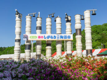 陶器市（信楽駅前）