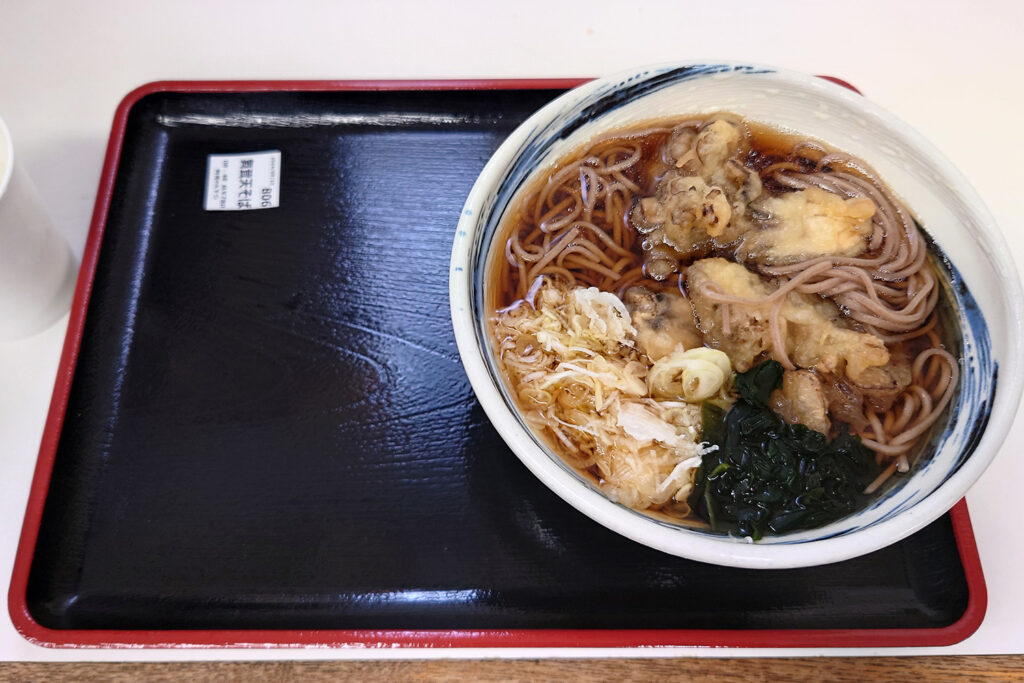 舞茸天そば(駒寄PA)