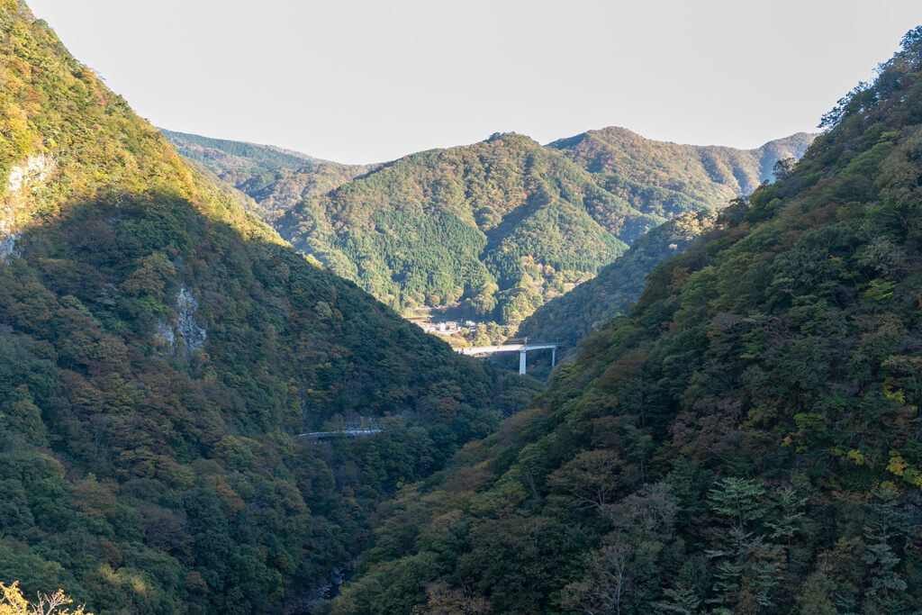鬼怒川下流側(川治ダム)