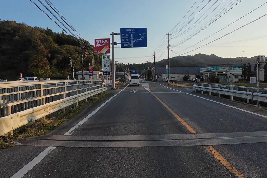 矢祭町東舘根添付近(国道118号線)