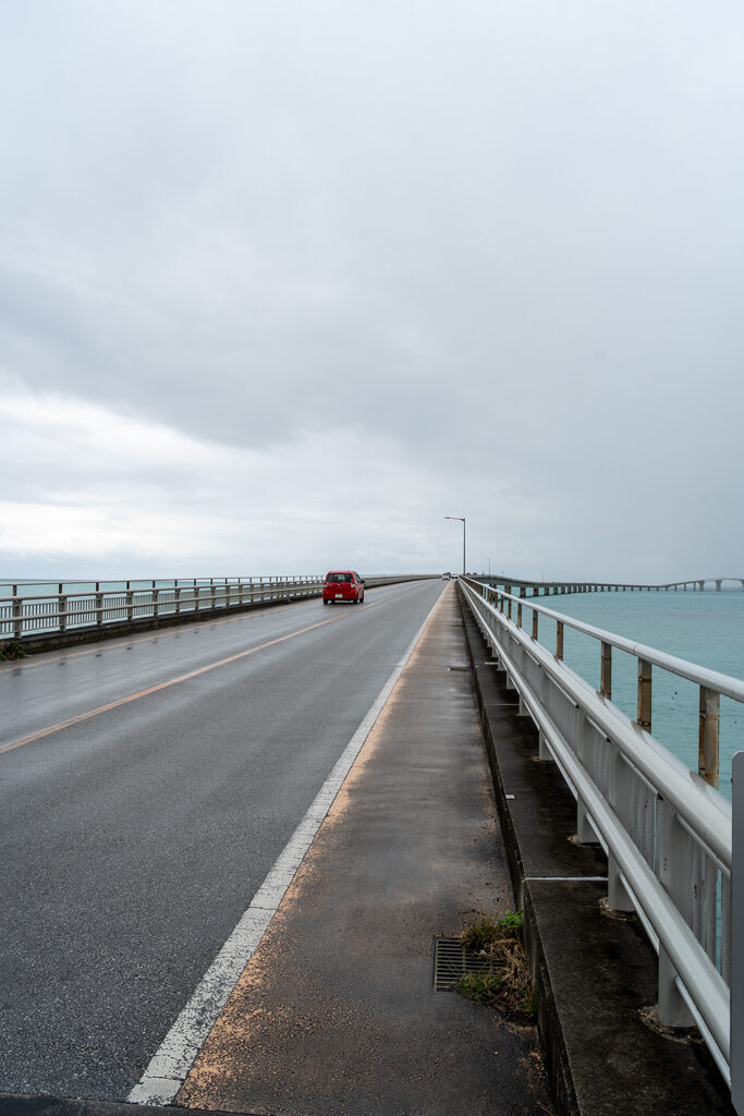 宮古島口からの眺め(伊良部大橋)