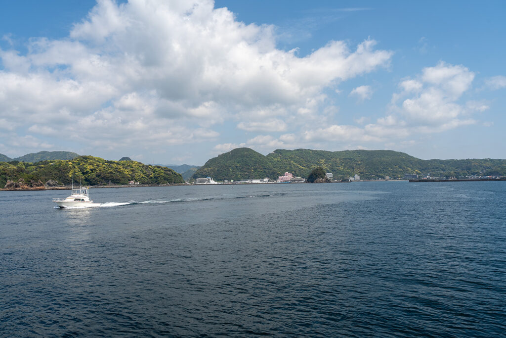 船からの景色（下田港）