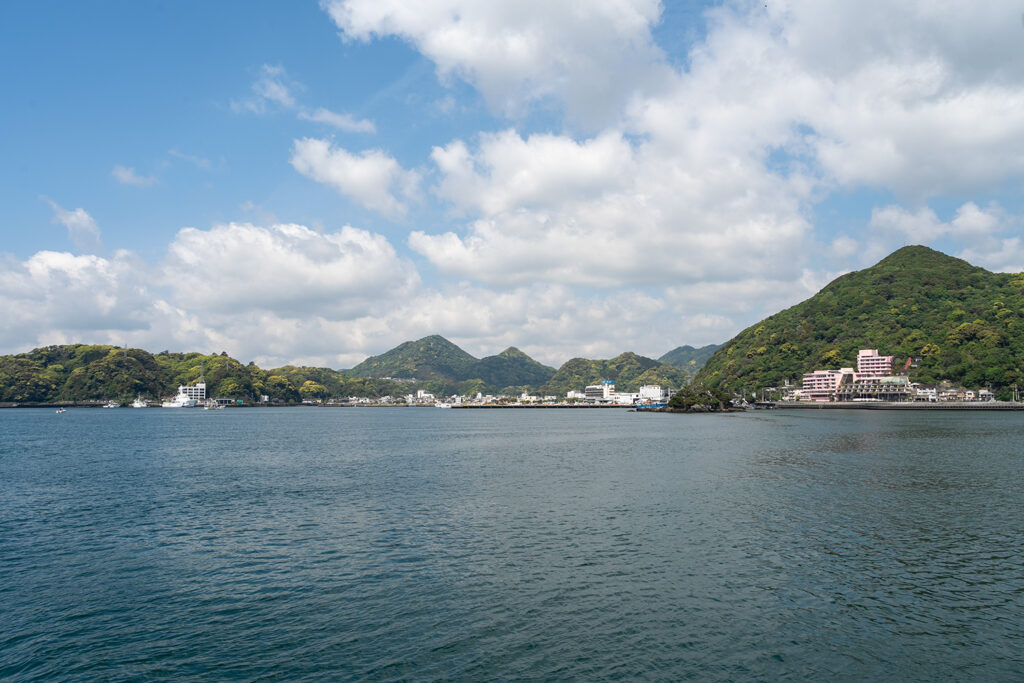 船からの景色（下田港）