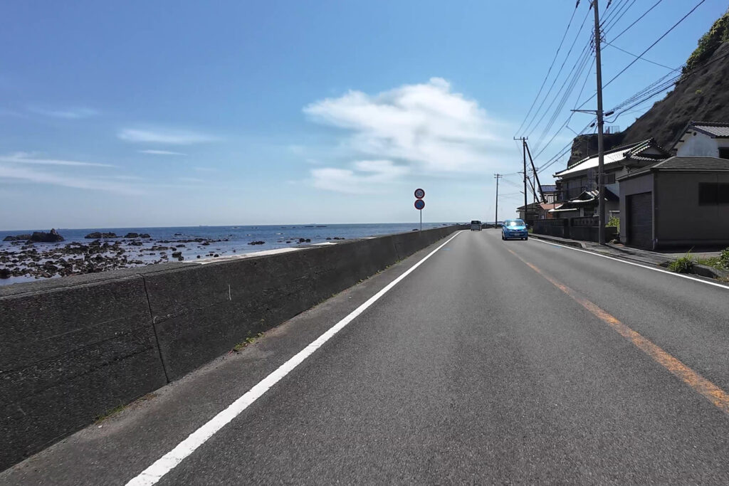 南伊豆町下流付近（県道16号線）