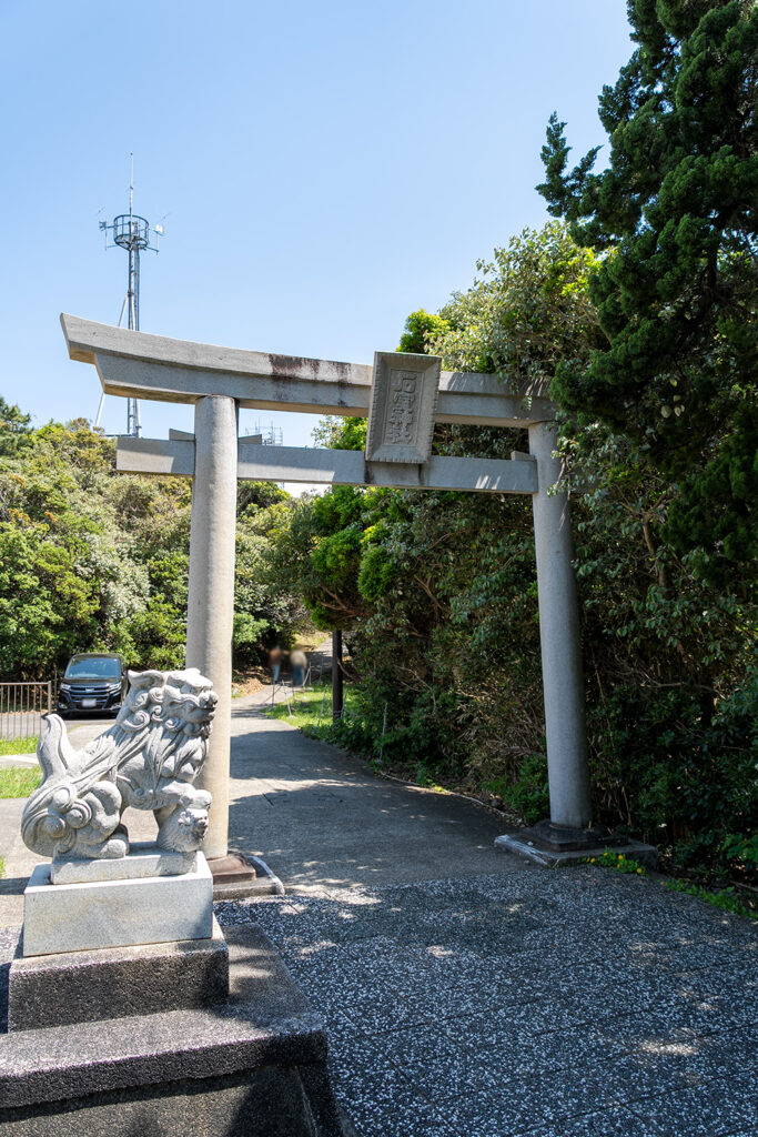 石室神社鳥居（石廊崎）