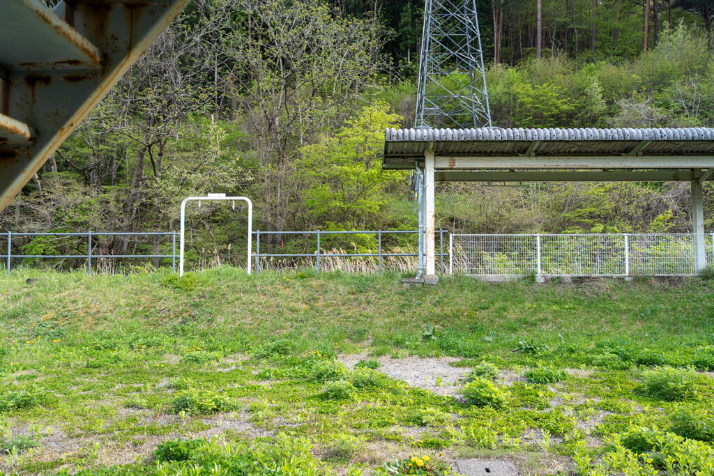 ホーム（岩泉駅）