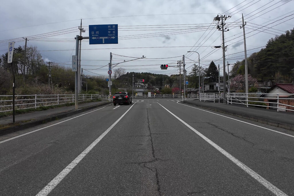 上米内交差点（国道455号線）