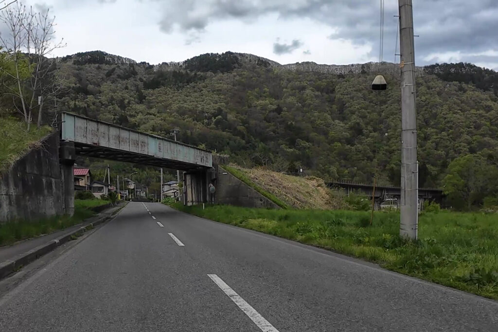 岩泉線跡（国道455号線）