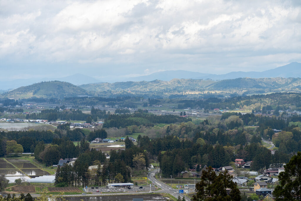 山猫軒展望台からの眺め①