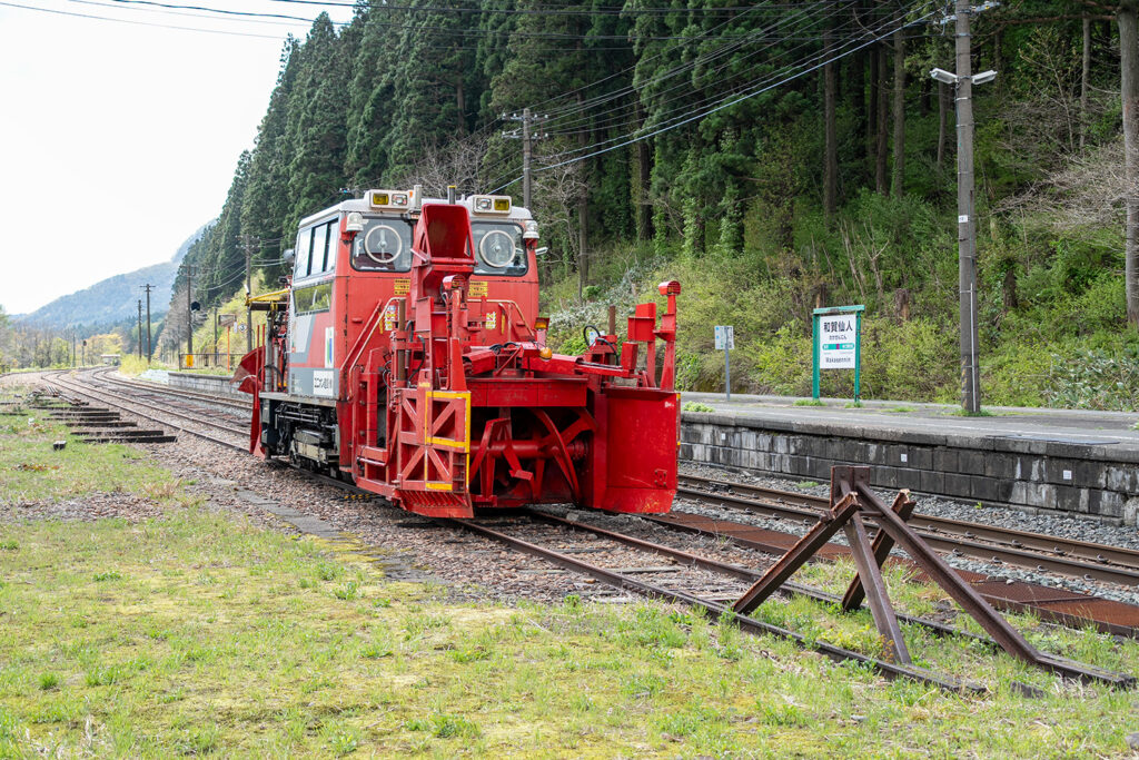 ラッセル車(和賀仙人駅)