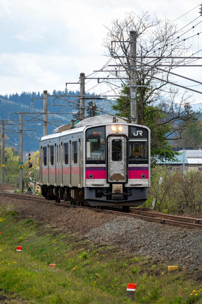 701系N23編成(石成踏切)