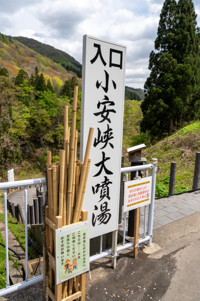 上流側入口(小安峡)