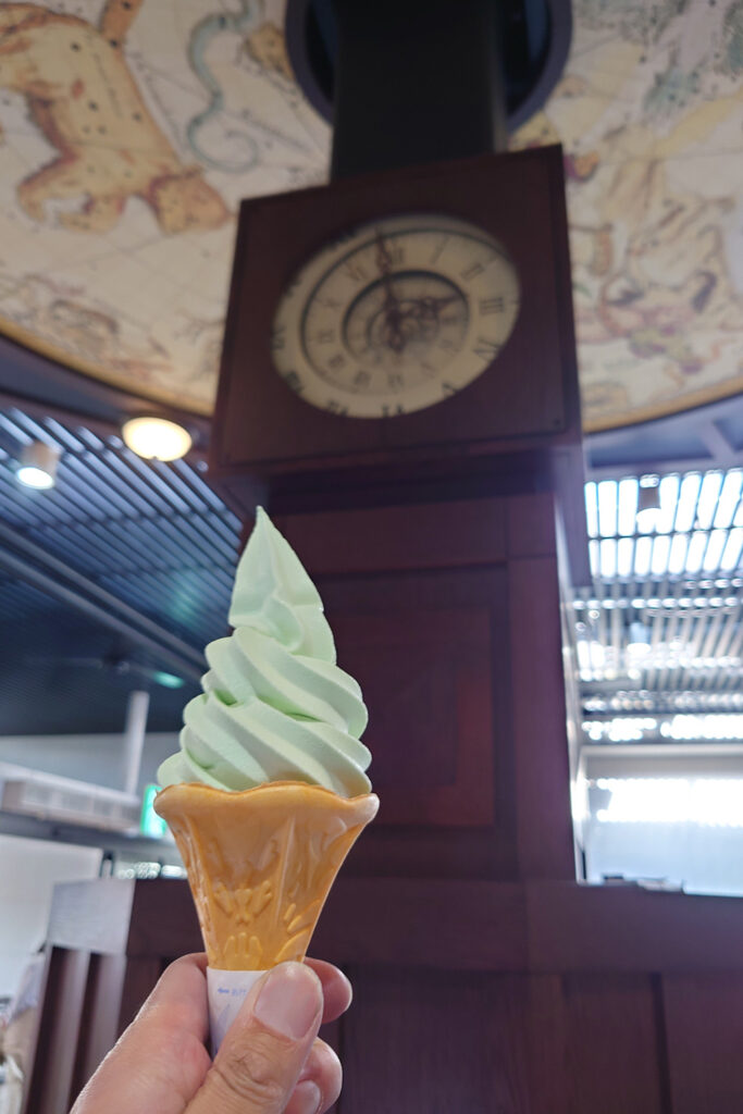 わさびソフト(道の駅 みやもり)