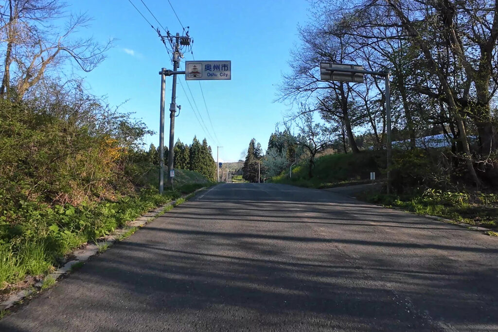 覚間沢付近(県道27号線)