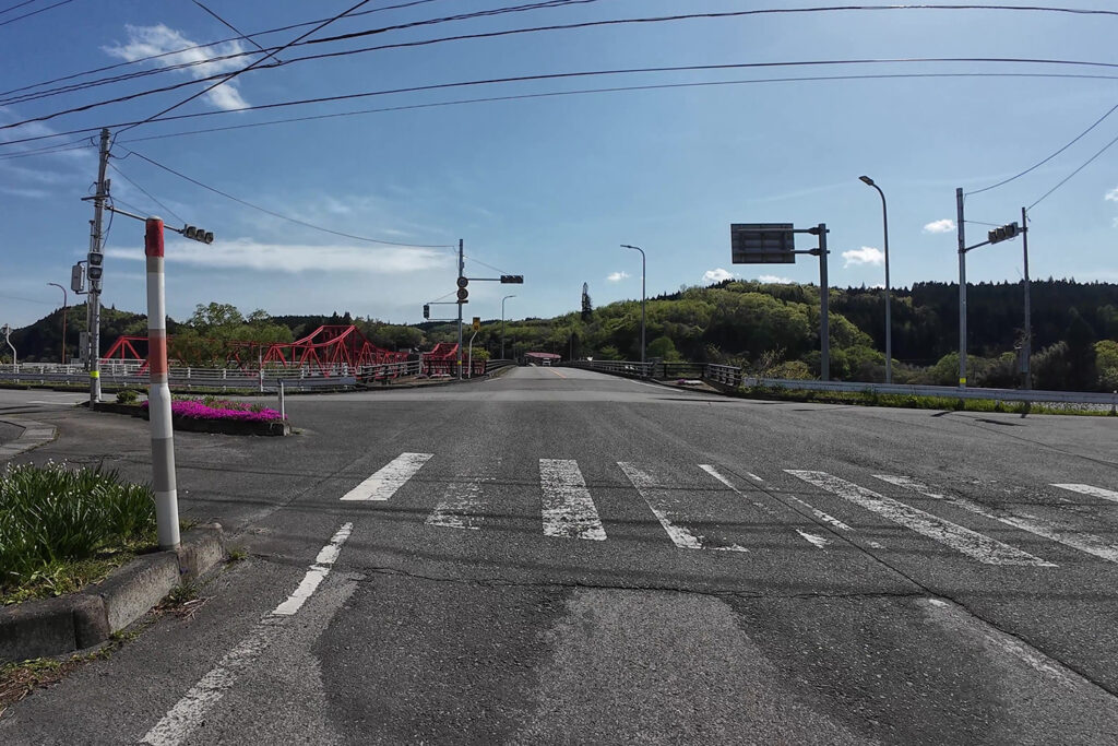 県道178号線との交差点(国道398号線)